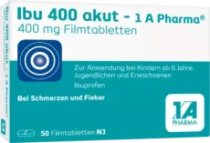 Produktabbildung: IBU 400 akut-1A Pharma Filmtabletten von 1 A Pharma GmbH